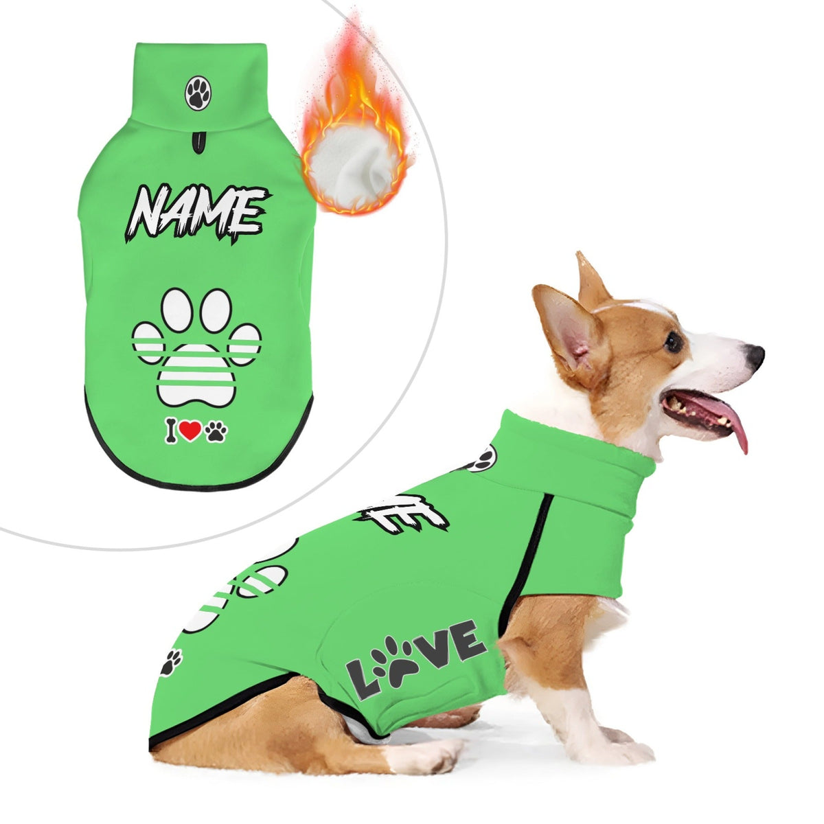 Sweat personnalisable pour chien – Chaud & confortable – photo produit 11