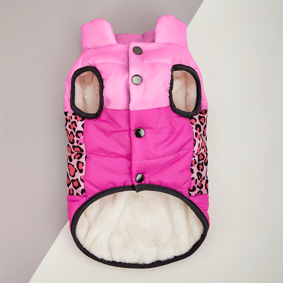 Manteau d’hiver matelassé – Patchwork tricolore – photo produit 18