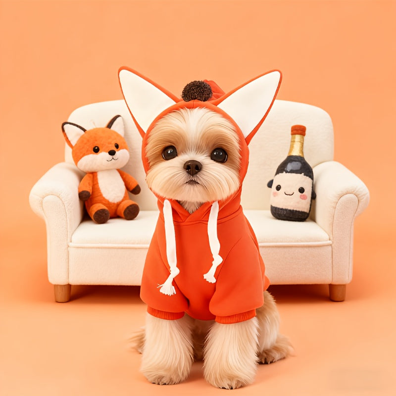 Costume renard orange – Sweat à capuche – photo produit 4