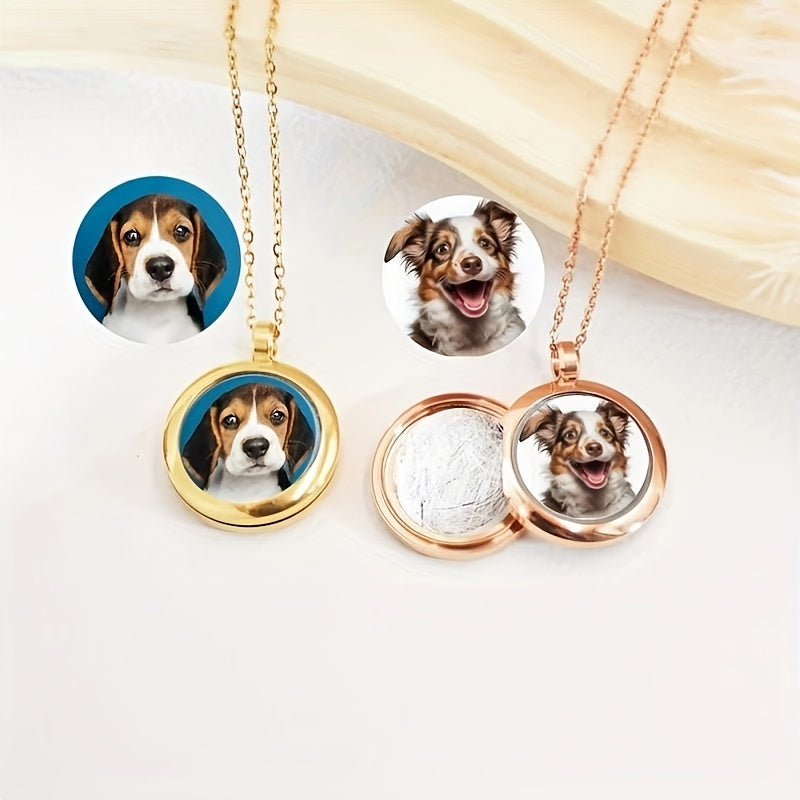 Collier souvenir personnalisé – Photo & poils – photo produit 7