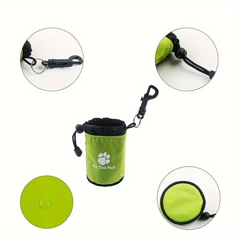 Pochette à friandises pour chien – Mousqueton & cordon – photo produit 7