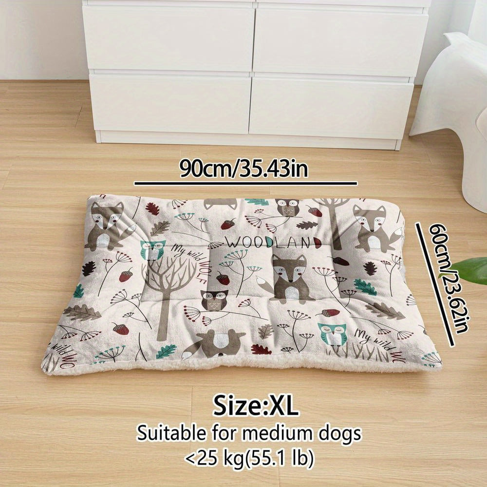 Lit épais motif renard – Lavable en machine – photo produit 7