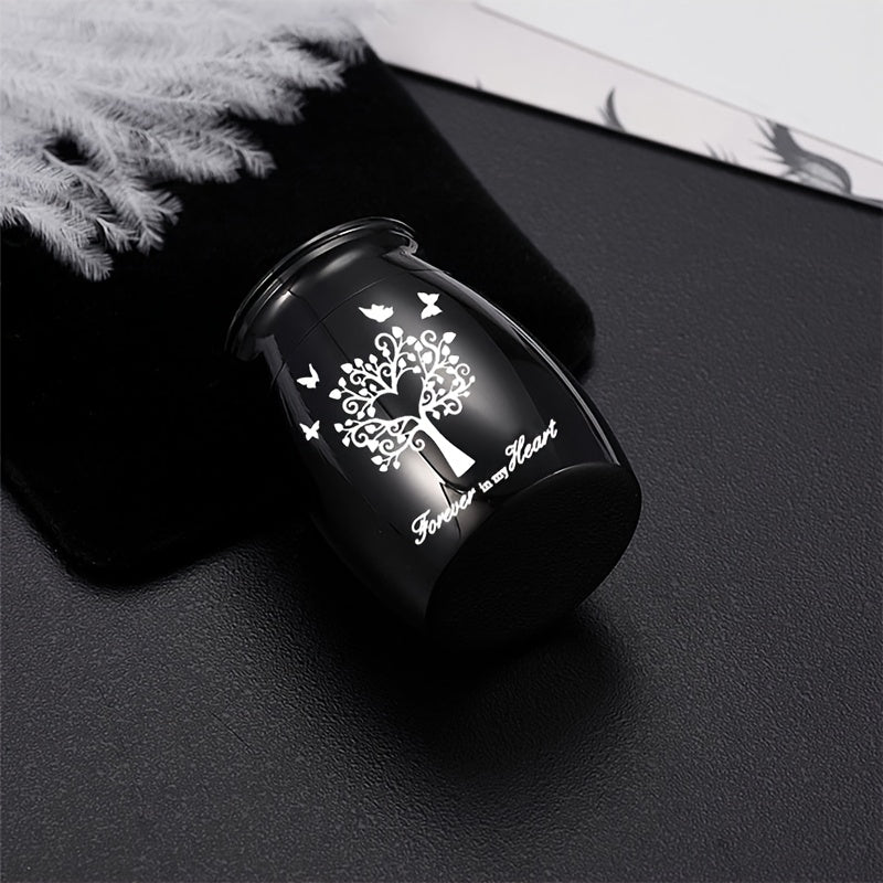 Mini urne Arbre de vie – Aluminium – photo produit 2