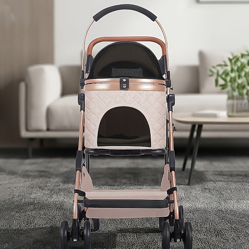 Poussette légère pliable – Petit chien & chat – photo produit 8