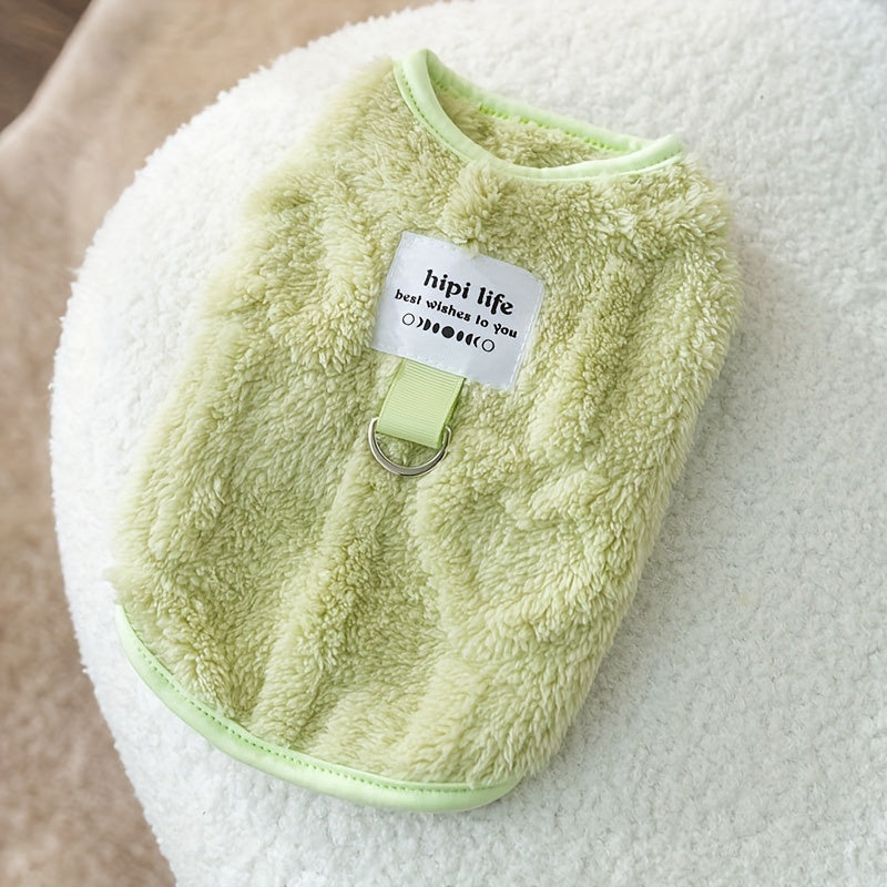 Pull polaire douillet pour chien – Anneau intégré – photo produit 9