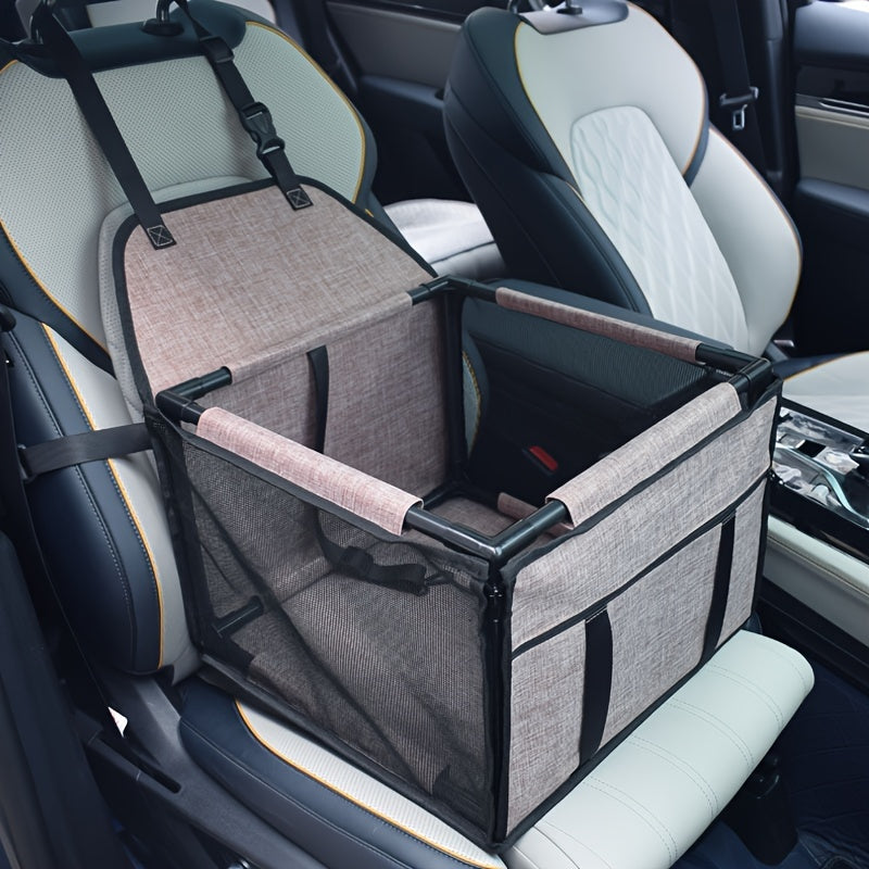 Siège auto rembourré – Petit & moyen chien – vue principale