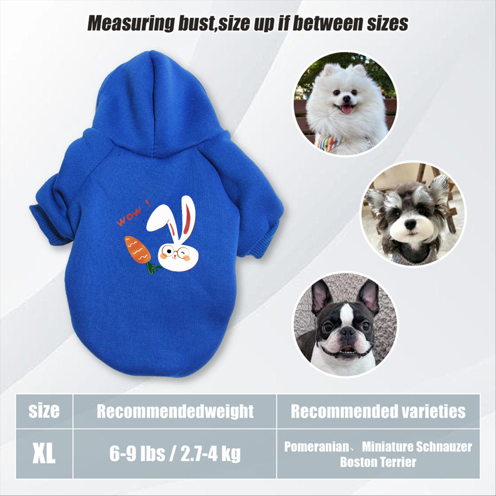 Sweat lapin & carotte – Capuche pour chien – photo produit 13
