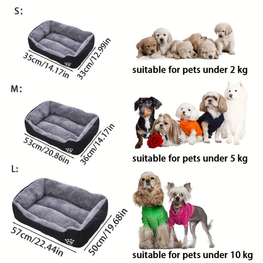 Panier douillet carré – Chien & chat – photo produit 2
