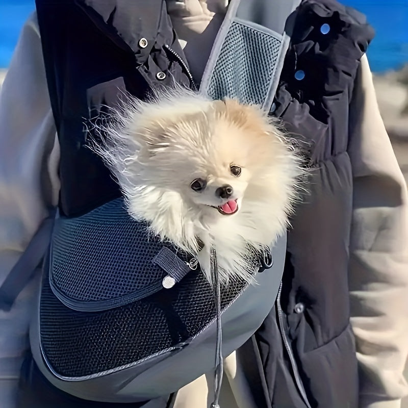 Sac bandoulière respirant – Petit & moyen chien – photo produit 2
