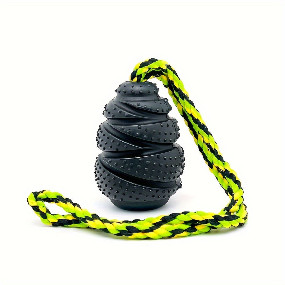 Jouet caoutchouc avec corde – Friandises & massage – photo produit 9