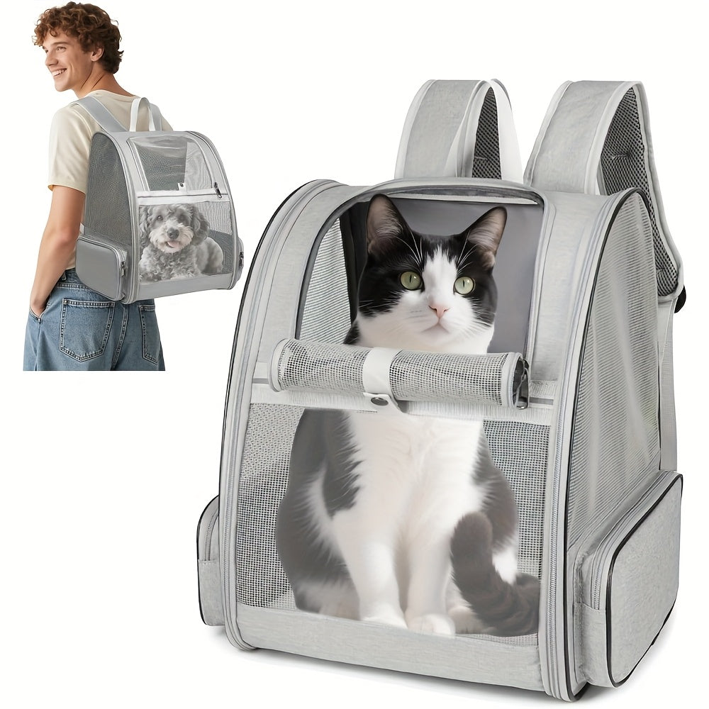 Sac à dos spacieux en maille – Chien & chat – photo produit 8