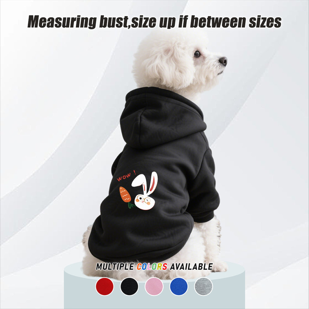 Sweat lapin & carotte – Capuche pour chien – photo produit 7