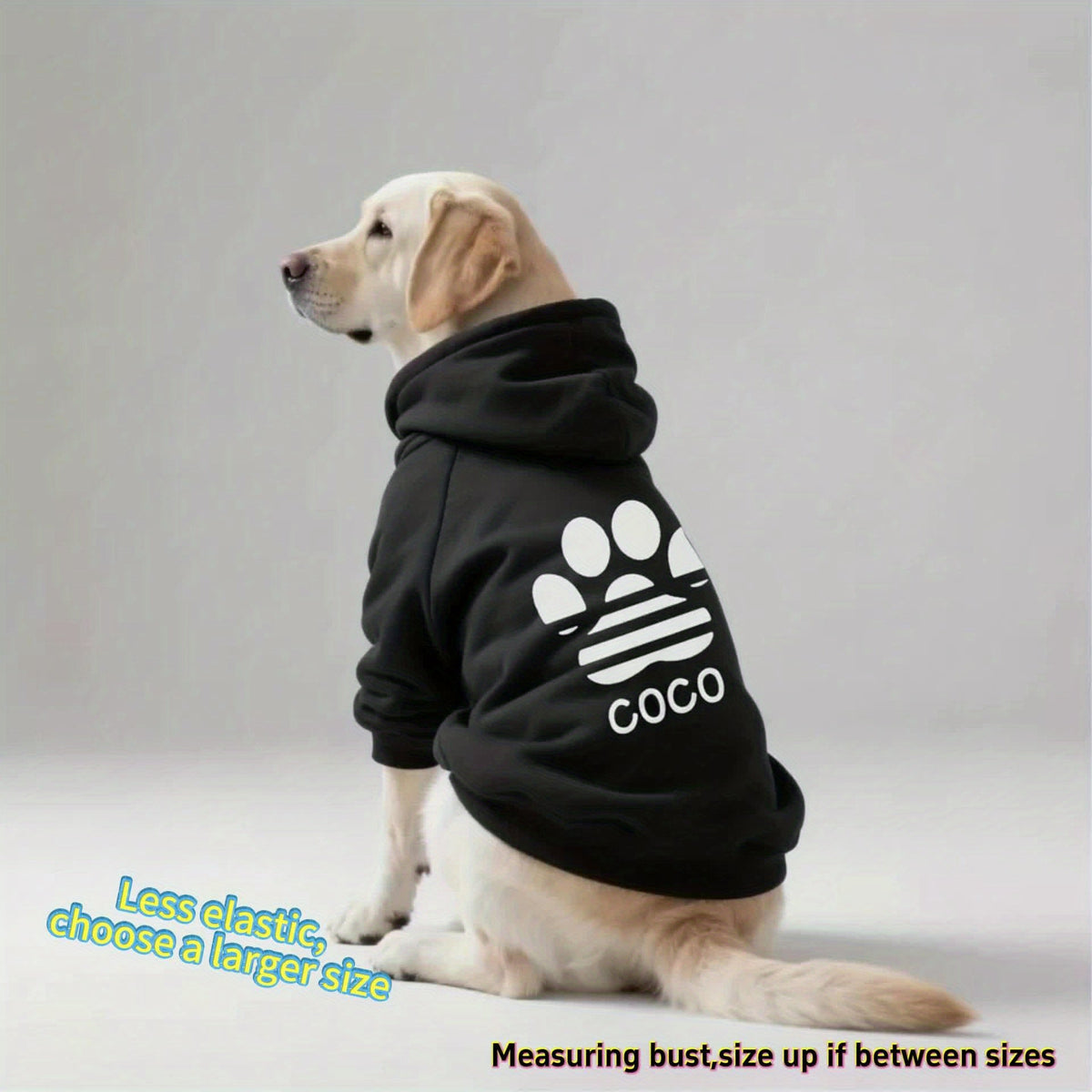 Sweat personnalisable – Empreintes de pattes – photo produit 8