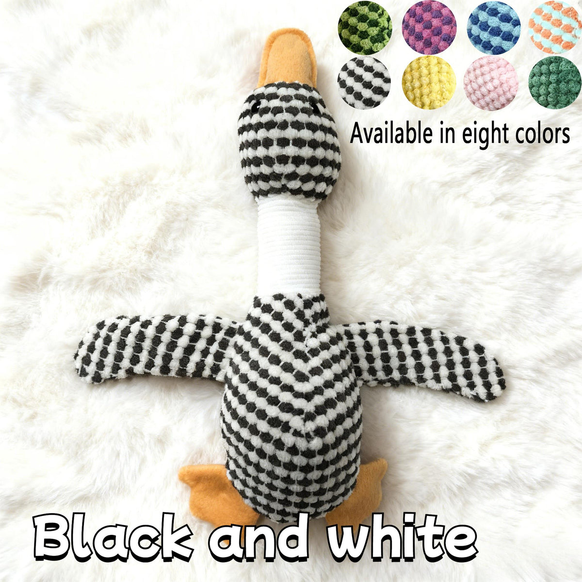 Oie sonore en peluche pour chien – Résistante aux morsures – photo produit 14