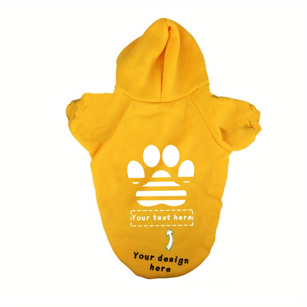 Sweat personnalisable – Empreintes de pattes – photo produit 13