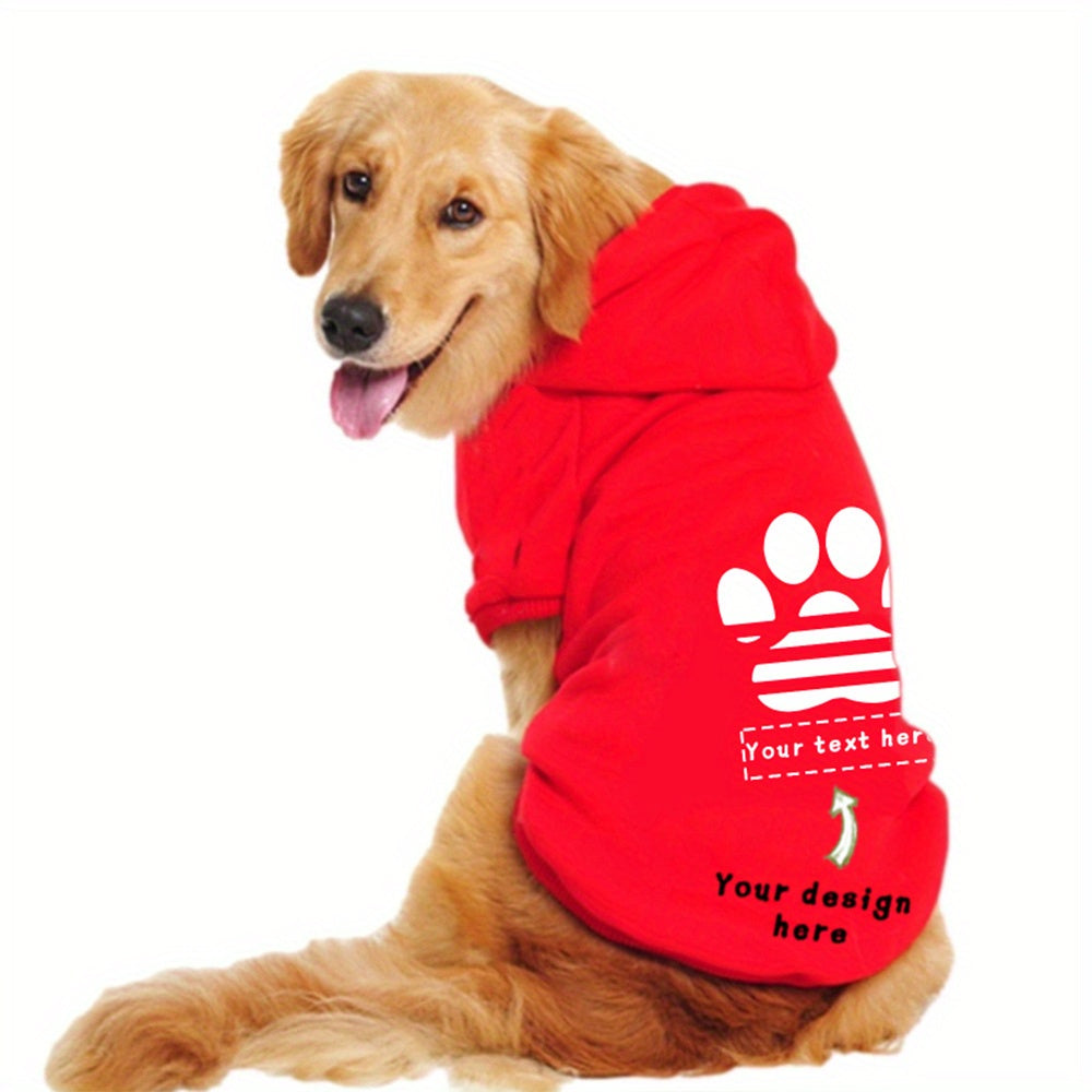 Sweat personnalisable – Empreintes de pattes – photo produit 6