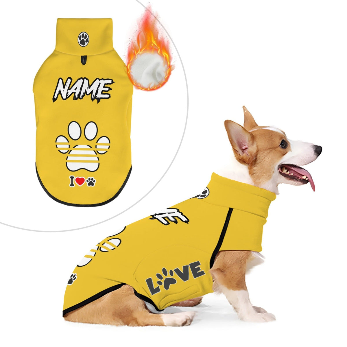 Sweat personnalisable pour chien – Chaud & confortable – photo produit 14
