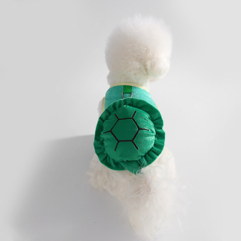 Costume tortue pour chien – Anneau pour laisse – photo produit 4