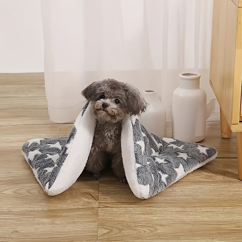 Tapis en peluche double face – Chien & chat – photo produit 7