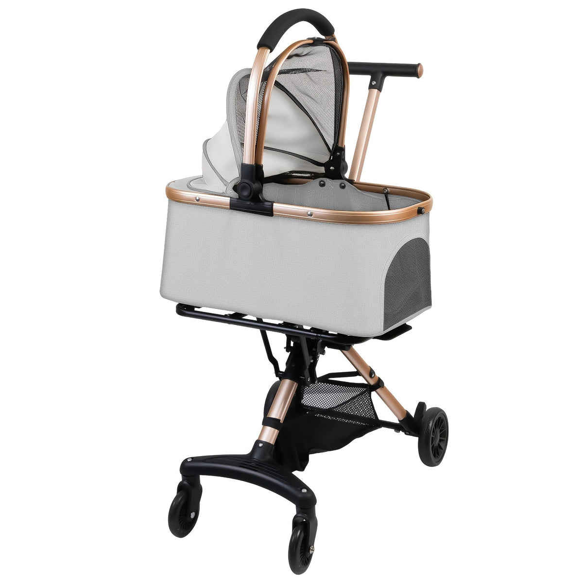 Poussette respirante pliable – Roues 360° – photo produit 4