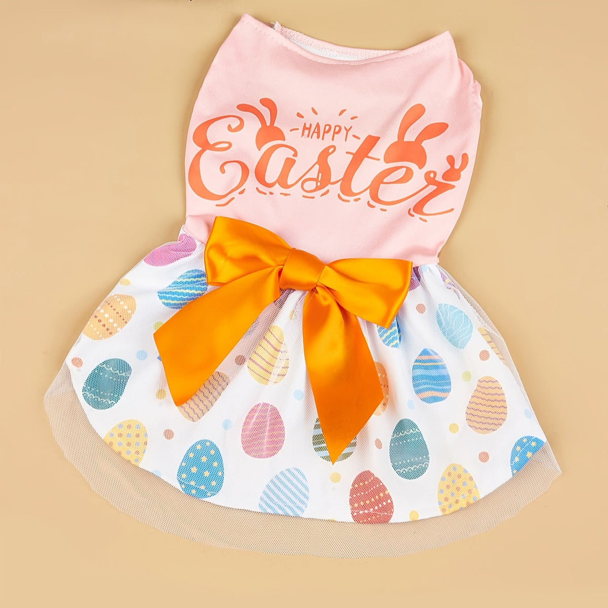 Robe de Pâques – Œufs & nœud papillon – photo produit 6