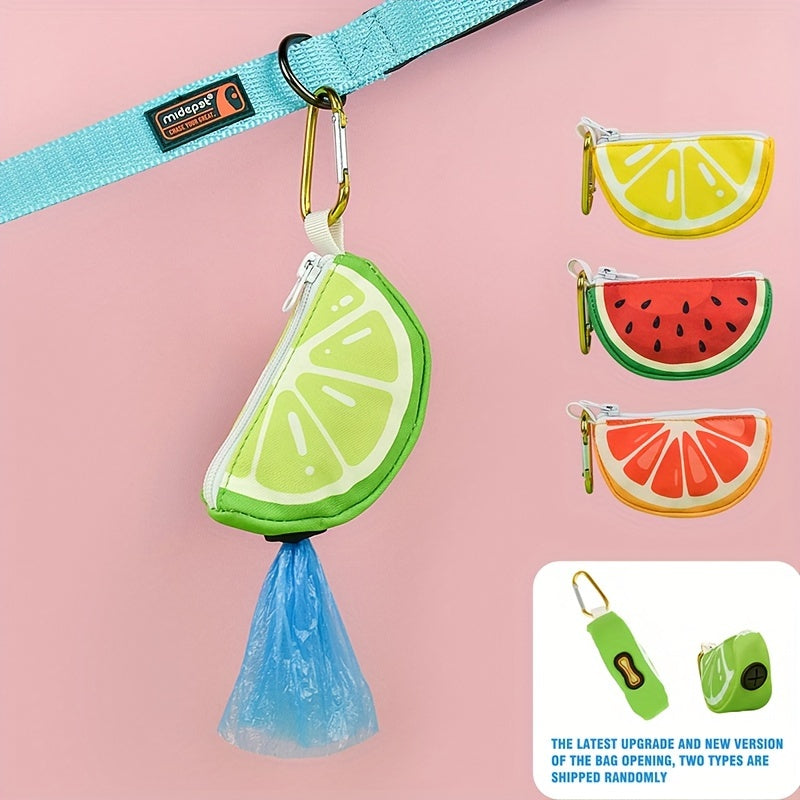 Distributeur de sacs à déjections en forme de fruit – vue principale
