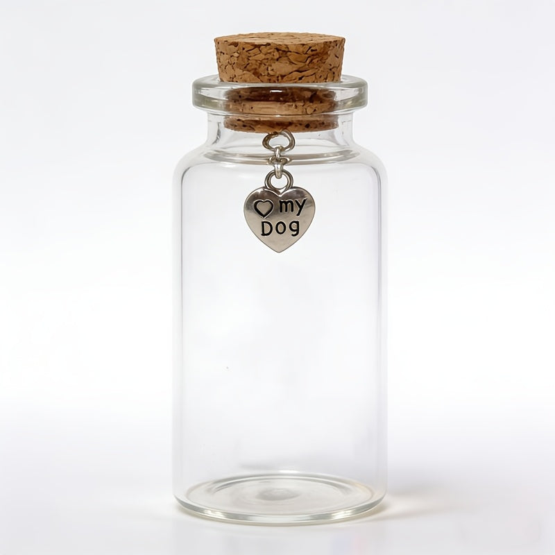 Bocal souvenir en verre – Poils ou dents – photo produit 11