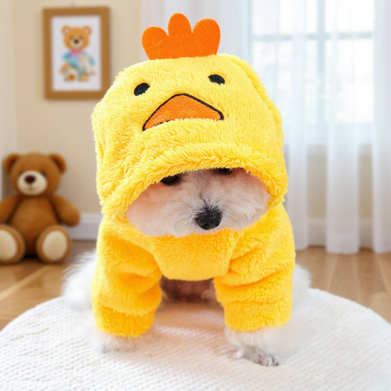 Costume poussin jaune – Sweat à capuche – vue principale