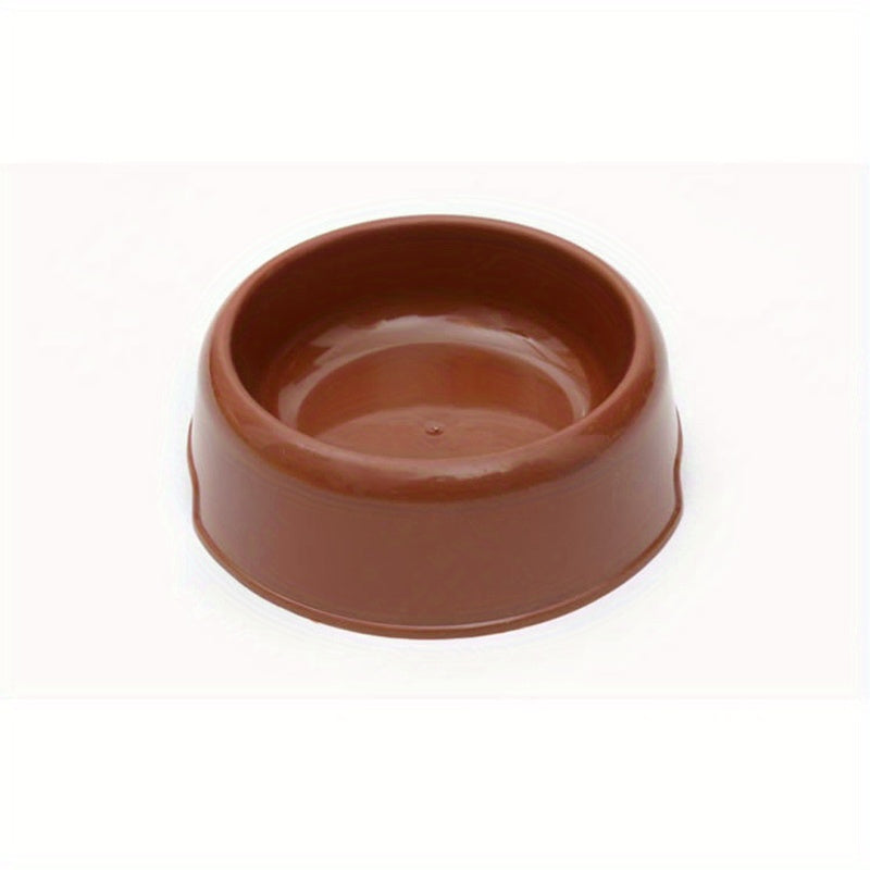 1pc/3pcs/5pcs Adorable Candy Color Small Pet Bowls for Dogs and Cats - Non-Slip Food and Water Feeder Sets