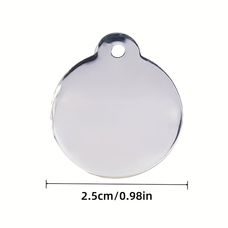 Médaille ronde personnalisable – Motif patte – photo produit 6