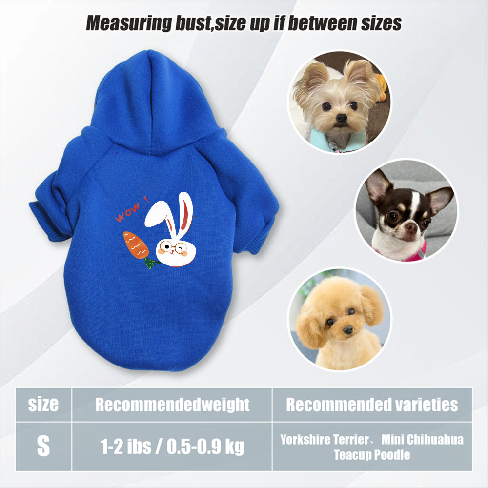 Sweat lapin & carotte – Capuche pour chien – photo produit 22