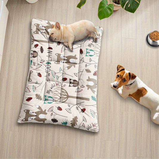 Lit épais motif renard – Lavable en machine – photo produit 2