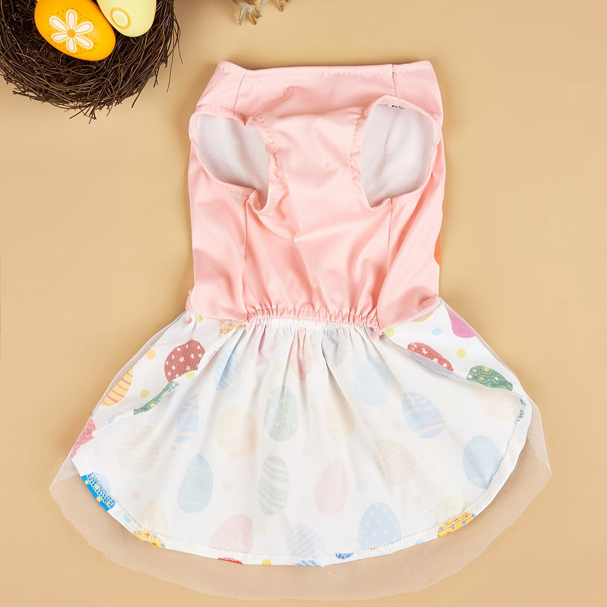 Robe de Pâques – Œufs & nœud papillon – photo produit 3