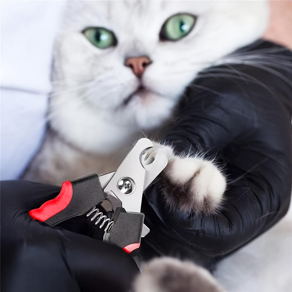Coupe-ongles pour chien & chat – Noir & rouge – photo produit 10