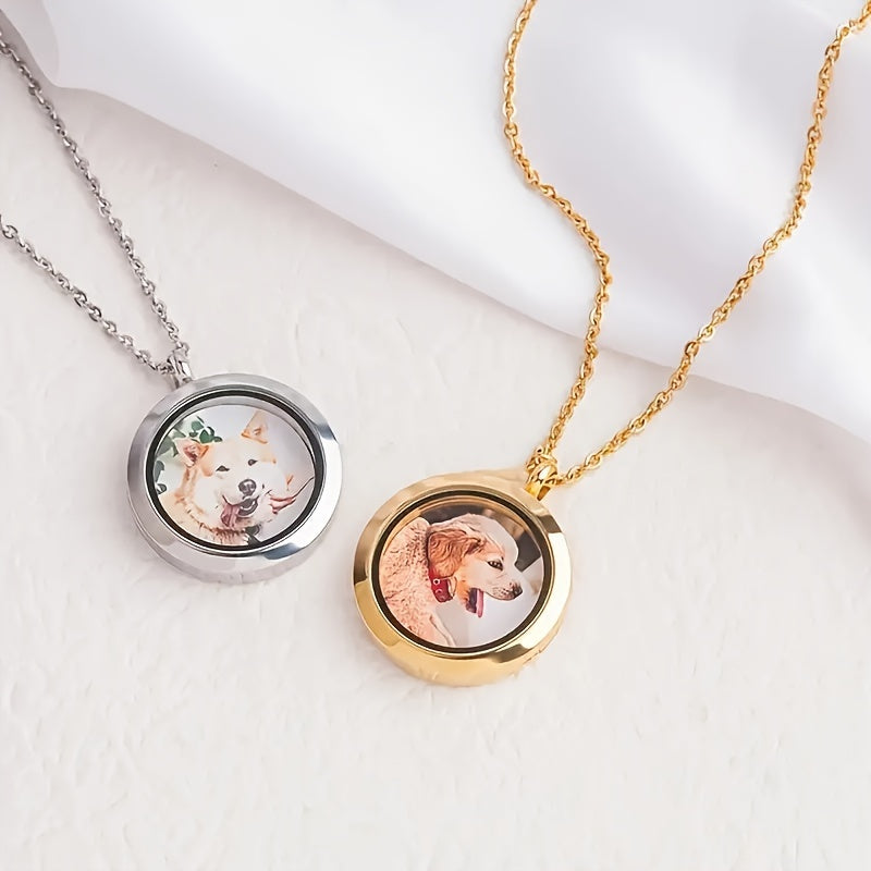 Collier souvenir personnalisé – Photo & poils – photo produit 8