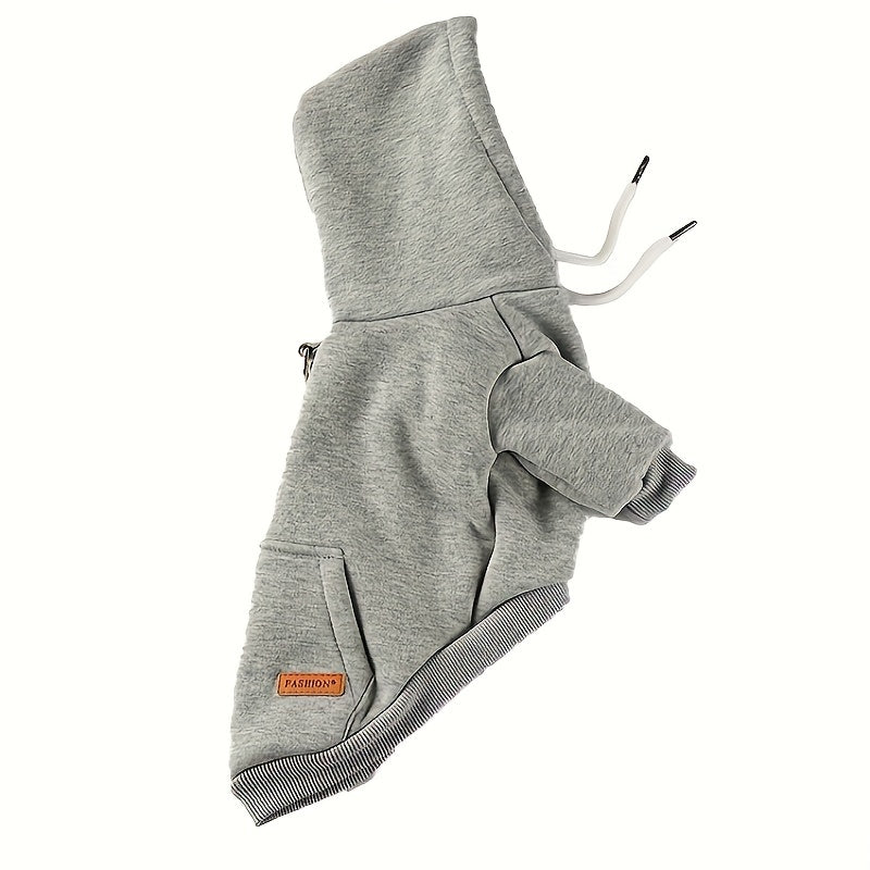 Sweat à capuche en laine mélangée – Petit chien – photo produit 11