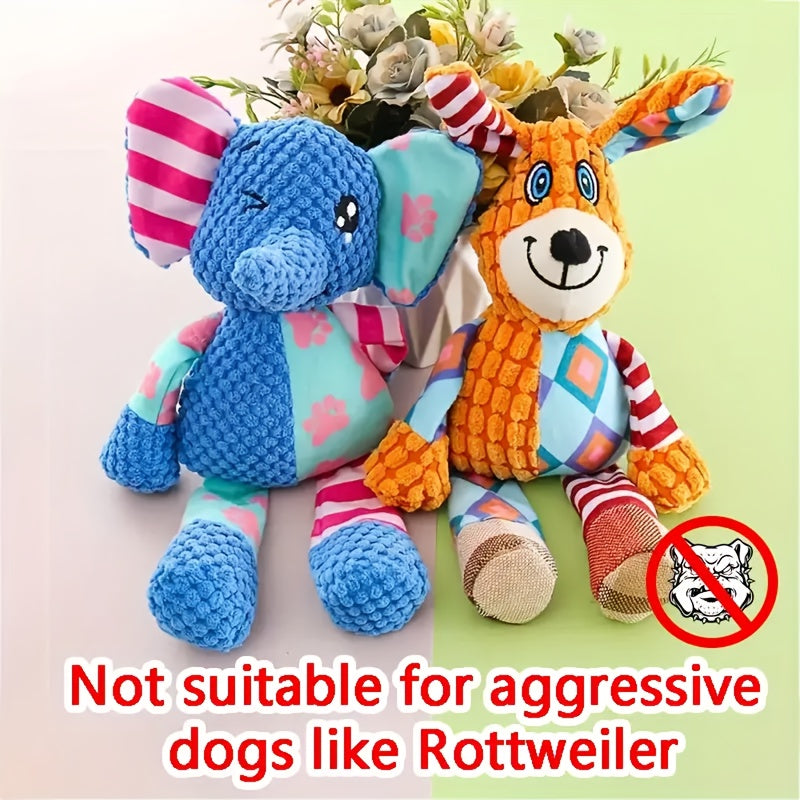 Peluche sonore renforcée – Chien & éléphant – photo produit 7