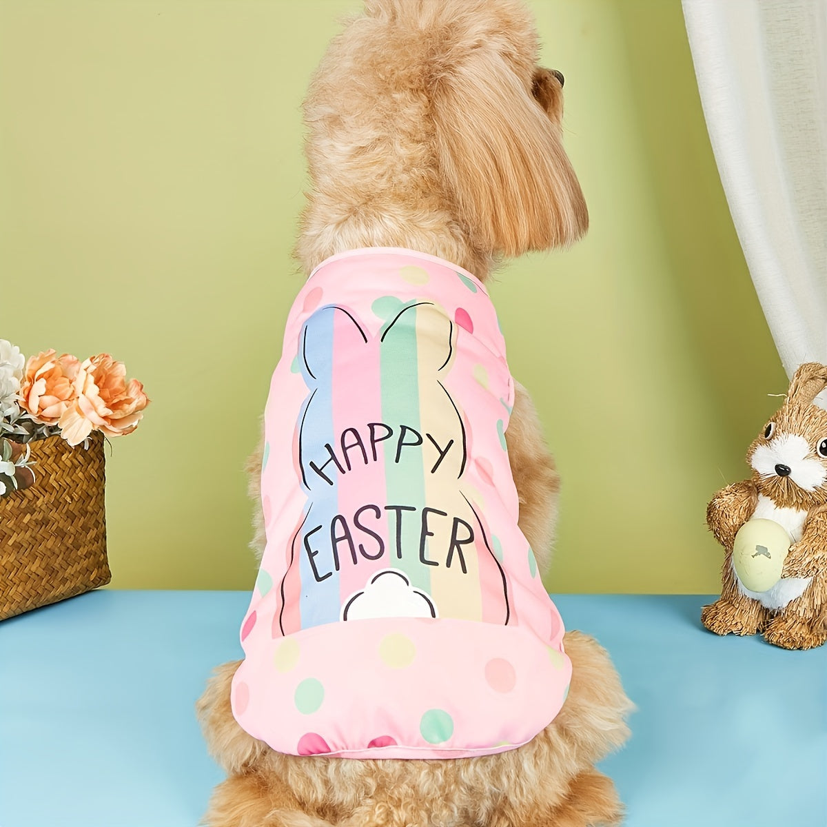 Pull rose Happy Easter – Lapin de Pâques – photo produit 3