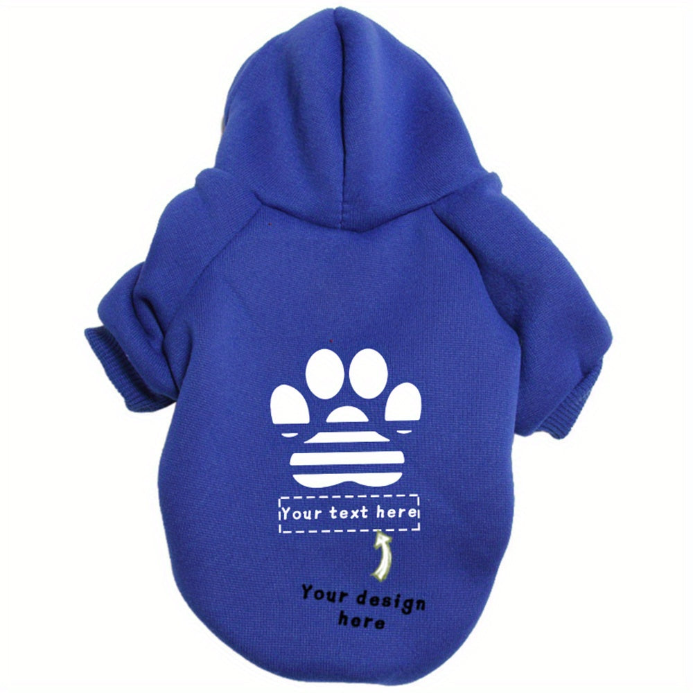 Sweat personnalisable – Empreintes de pattes – photo produit 12