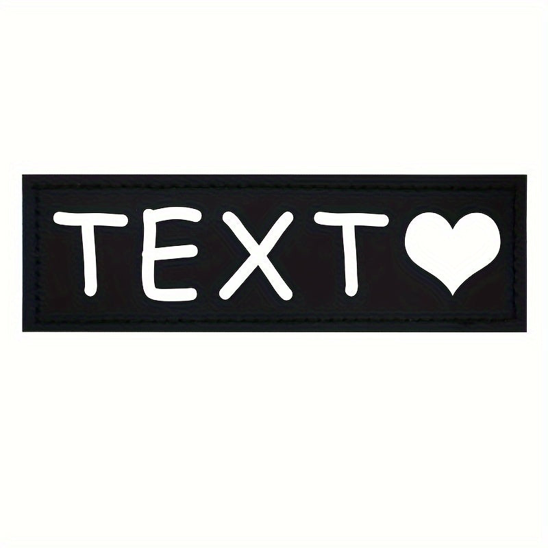 9 Colors Available Custom Pet Patches for Dog Harness Vest with Custom Name Traction Accessories