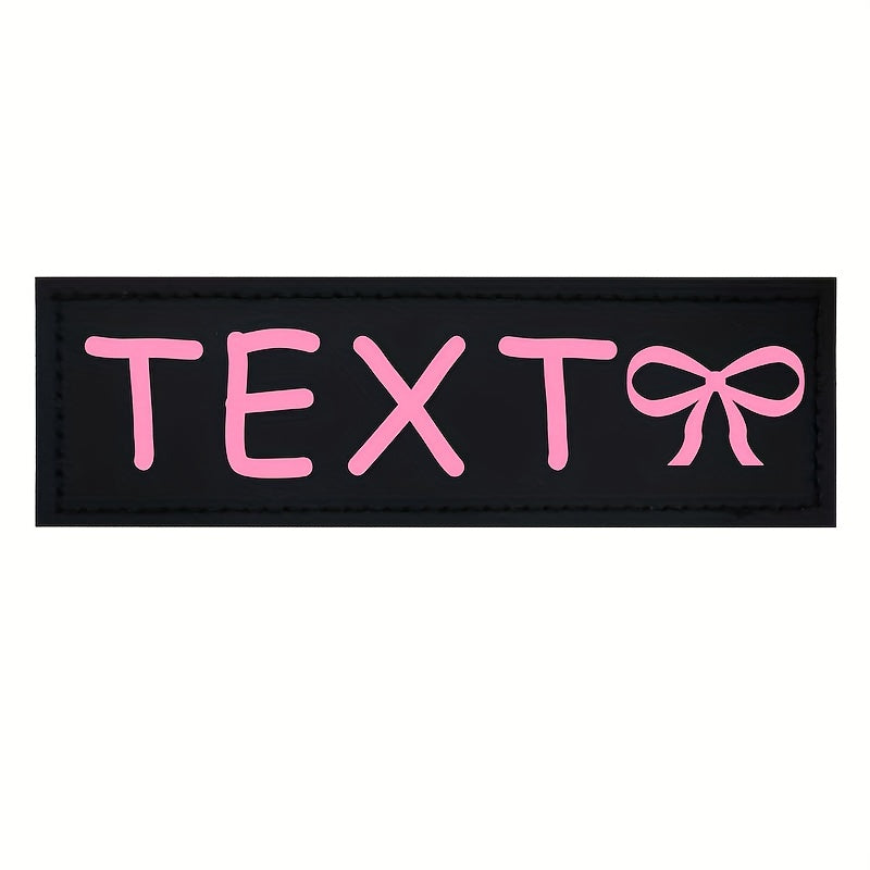 9 Colors Available Custom Pet Patches for Dog Harness Vest with Custom Name Traction Accessories