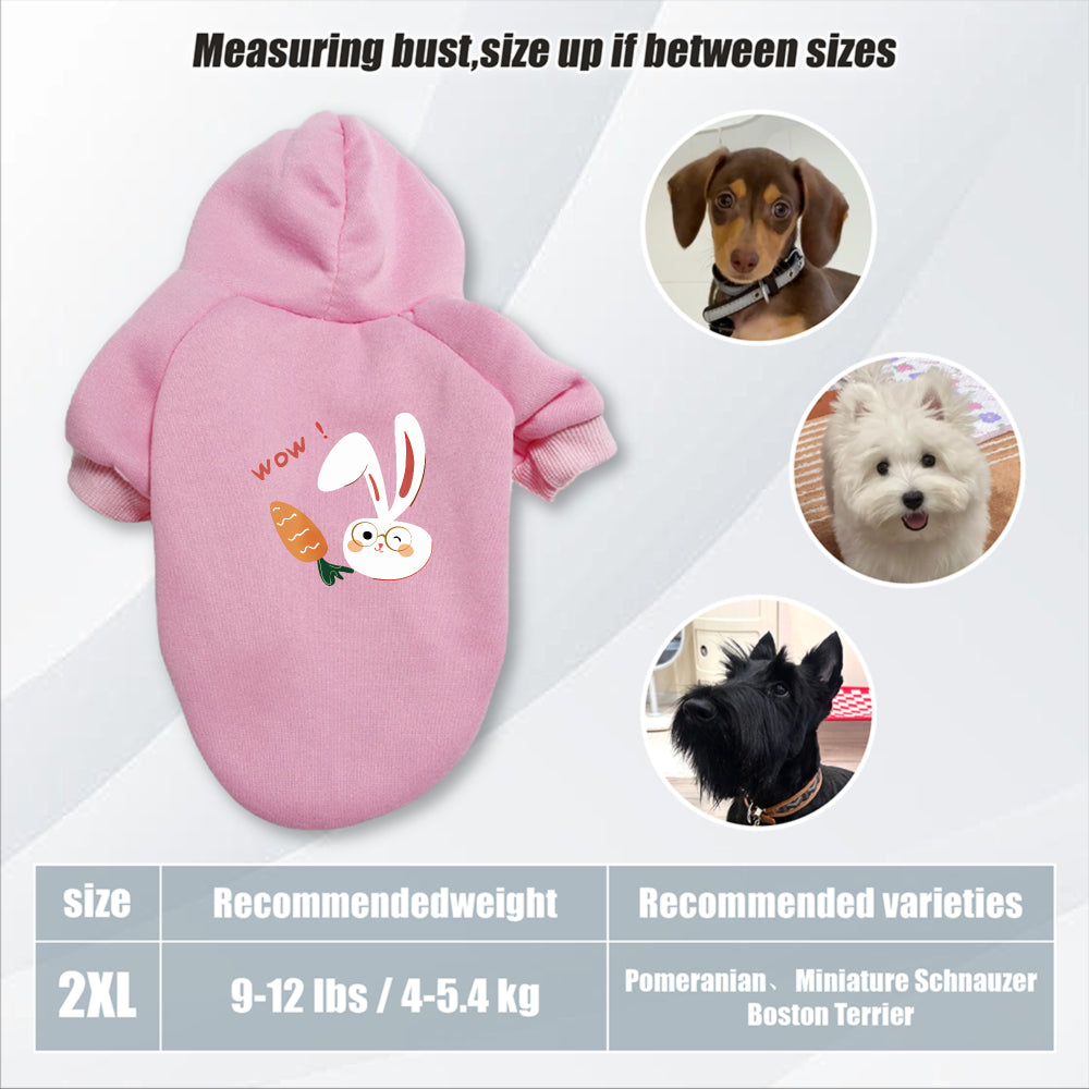 Sweat lapin & carotte – Capuche pour chien – photo produit 34