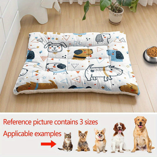 Lit épais motifs cartoon – Chien & chat – vue principale