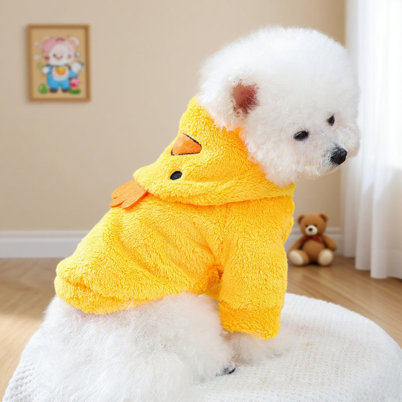 Costume poussin jaune – Sweat à capuche – photo produit 3