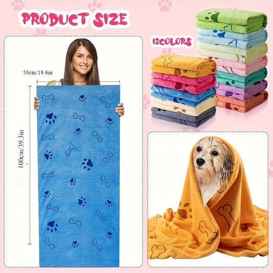 Serviette microfibre ultra-absorbante – Chien & chat – vue principale