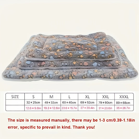 Matelas épais motif pattes – Chien – vue principale