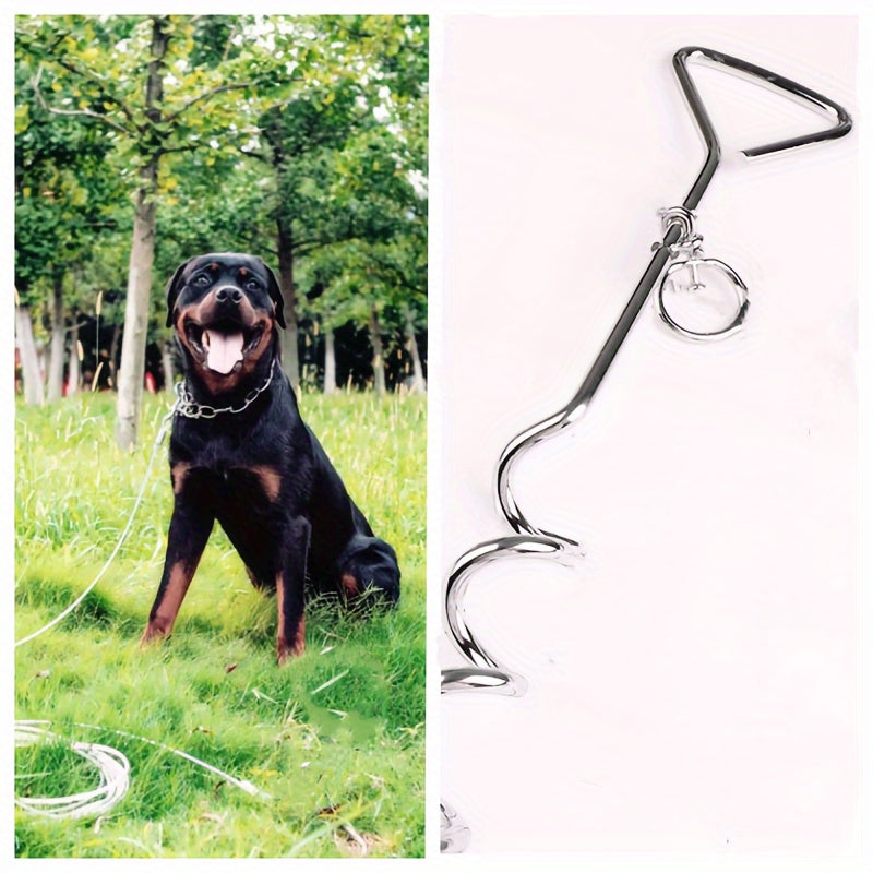 Piquet d’attache 360° pour chien – Fer galvanisé – photo produit 4