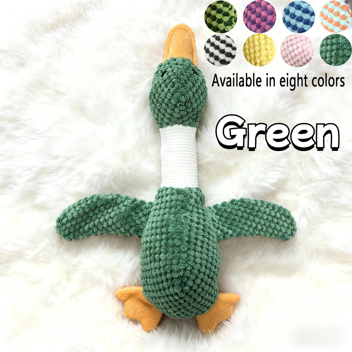Oie sonore en peluche pour chien – Résistante aux morsures – photo produit 9