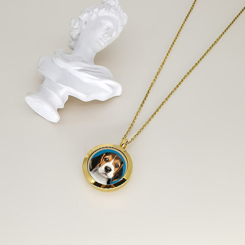 Collier souvenir personnalisé – Photo & poils – photo produit 11