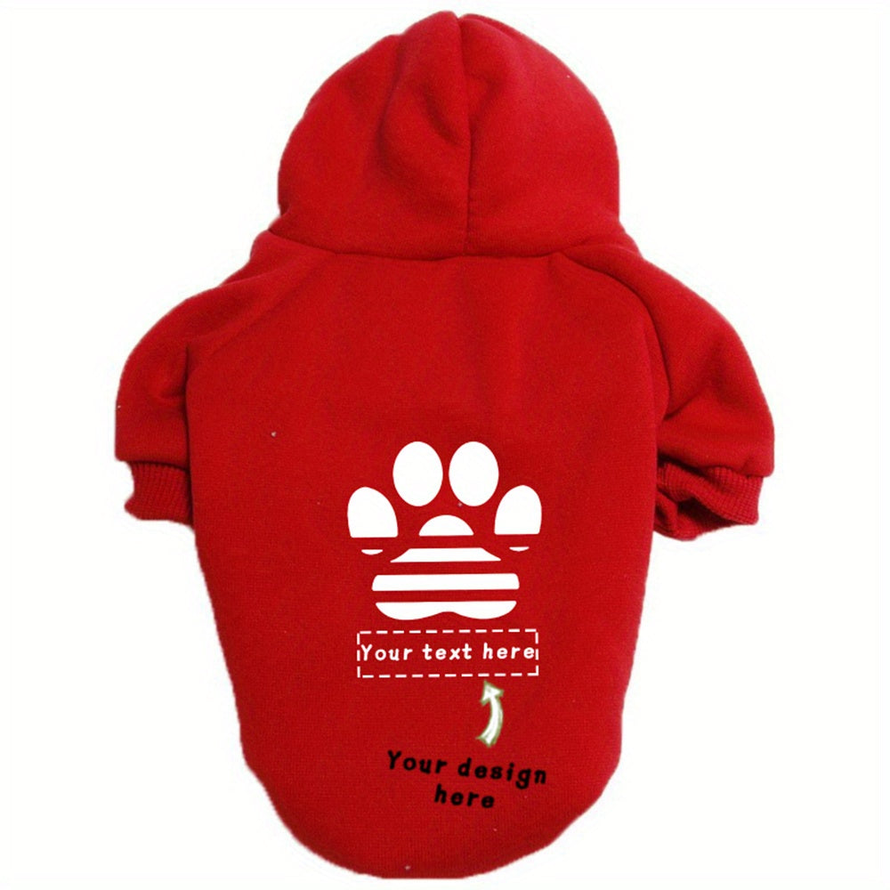 Sweat personnalisable – Empreintes de pattes – photo produit 14